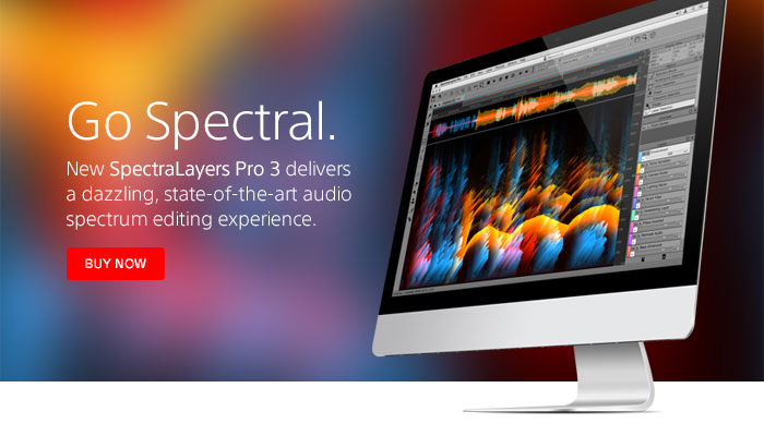 Go Spectral. New SpectraLayers Pro 3 delivers a dazzling, state-of-the-art audio spectrum editing experience.